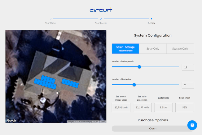 Capture product interface